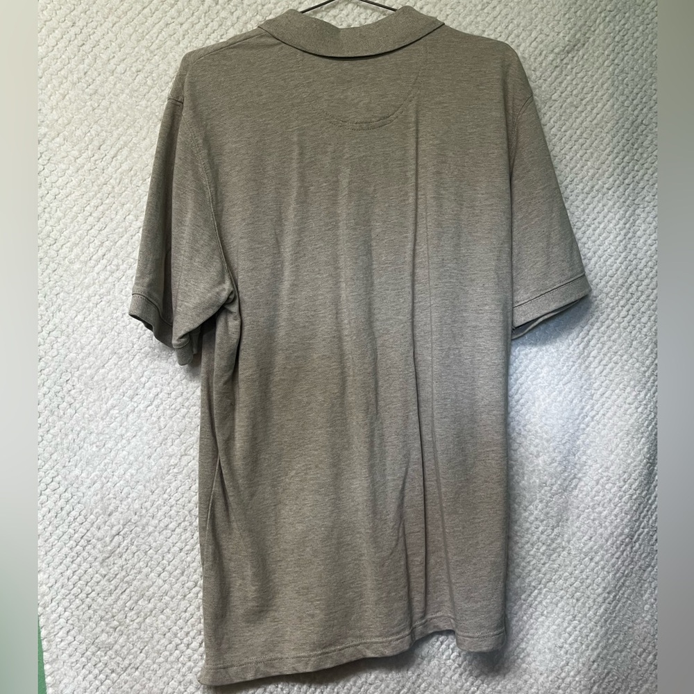 Covington Mens Gray Polo Shirt 100% Cotton Collared Classic Fit Casual  Large - Picture 6 of 6